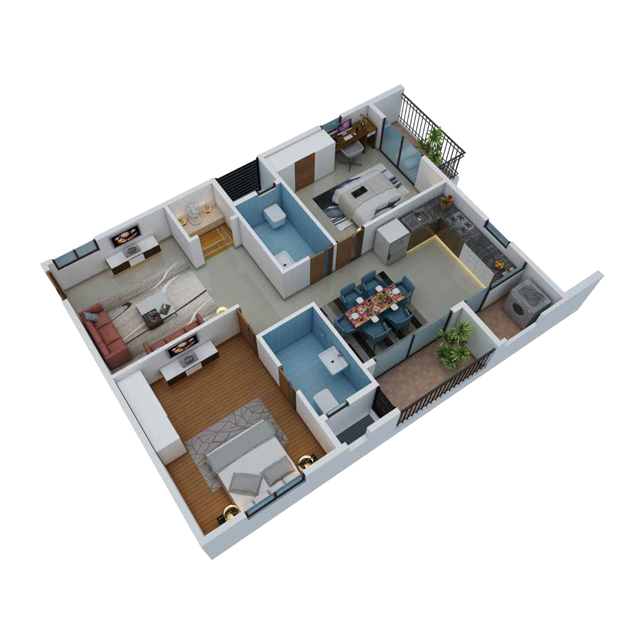 2BHK Plan